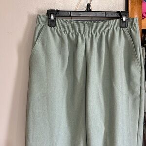 Mint green pants 100% polyester